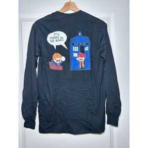 It's Bigger on the inside Long Sleeve size Small